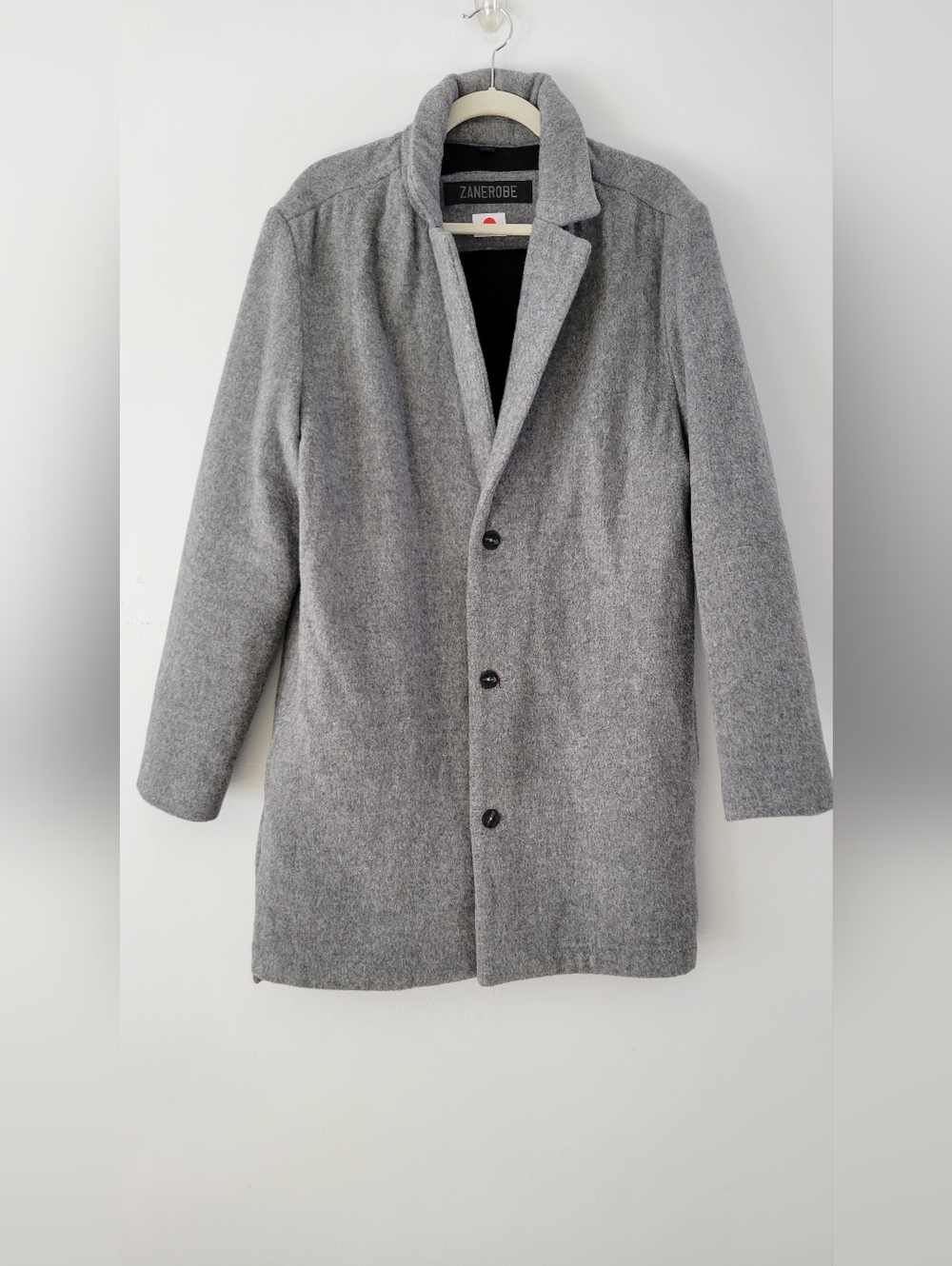 Zanerobe Gray 3 Button Wool Coat SiZE medium